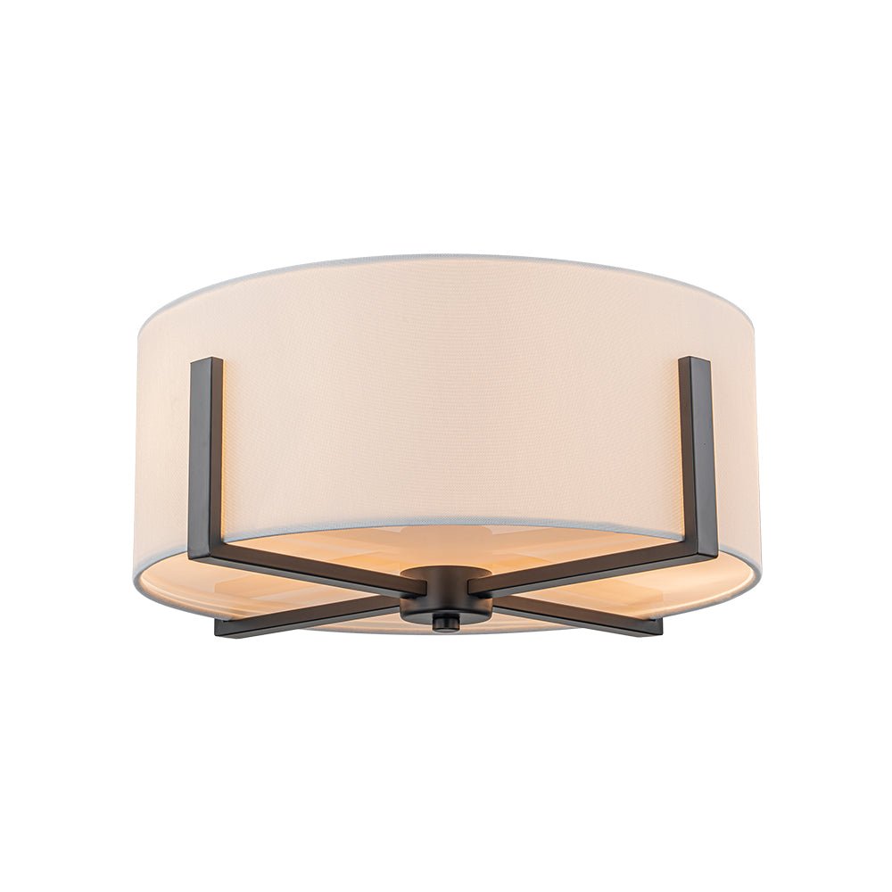 lightfixturesusa-modern-wide-drum-fabric-cage-flush-mount-light-ceiling-light-black-567741 LightFixturesUSA - Modern Wide Drum Fabric Cage Flush Mount Light - Ceiling Light - Black -