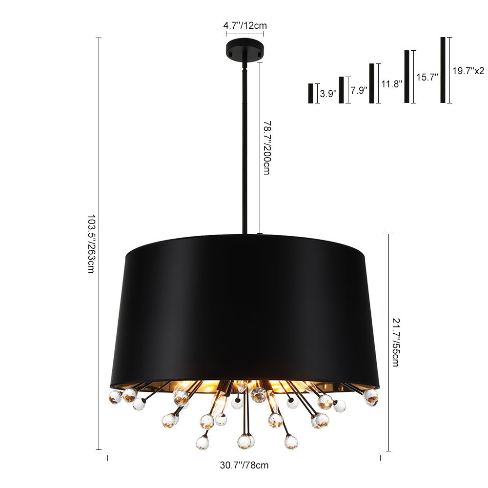 lightfixturesusa-moody-luxe-starburst-crystal-black-fabric-drum-cage-chandelier-chandelier-307-in-3231211