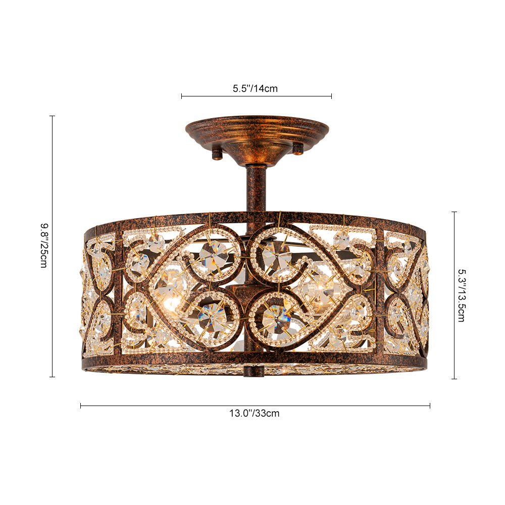 lightfixturesusa-moroccan-antique-crystal-drum-cage-semi-flush-mount-ceiling-light-13-in-170001