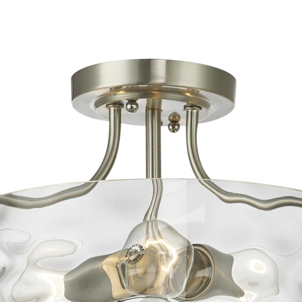 lightfixturesusa-nickel-hammered-glass-semi-flush-ceiling-light-350725