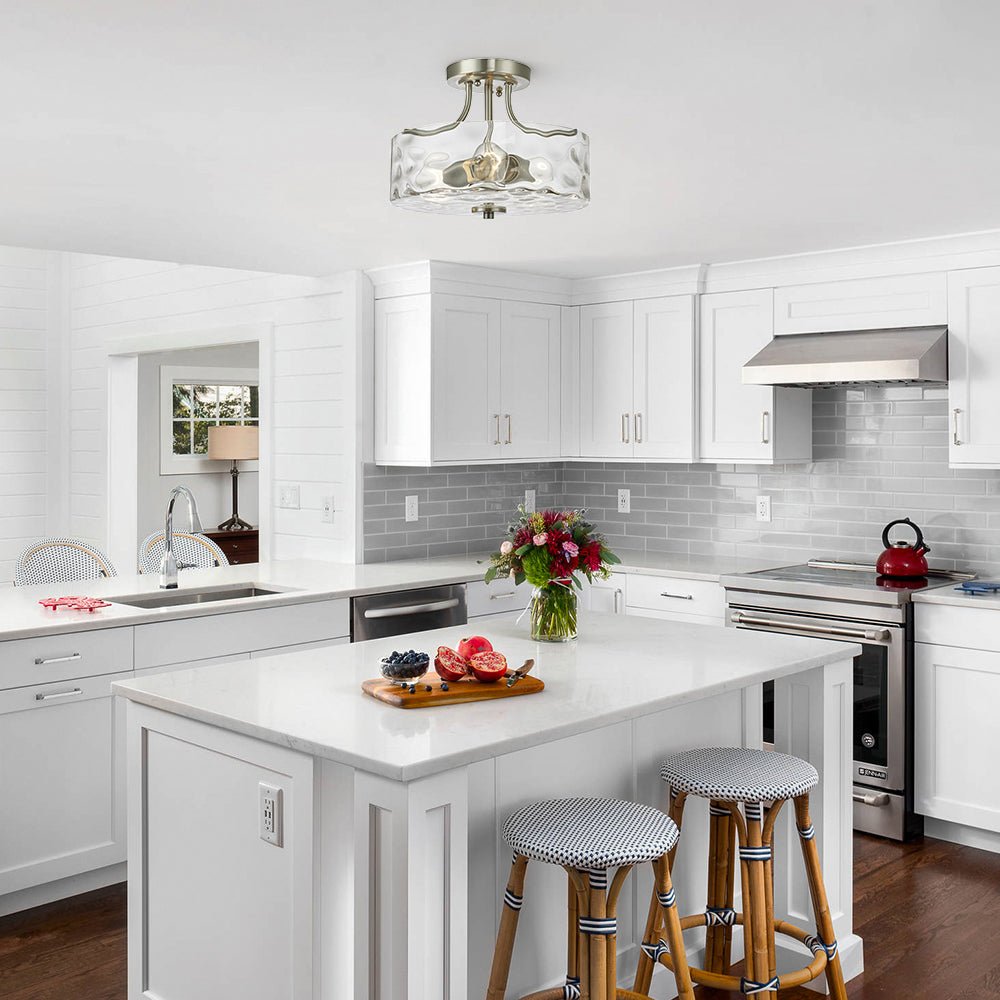 lightfixturesusa-nickel-hammered-glass-semi-flush-ceiling-light-477869