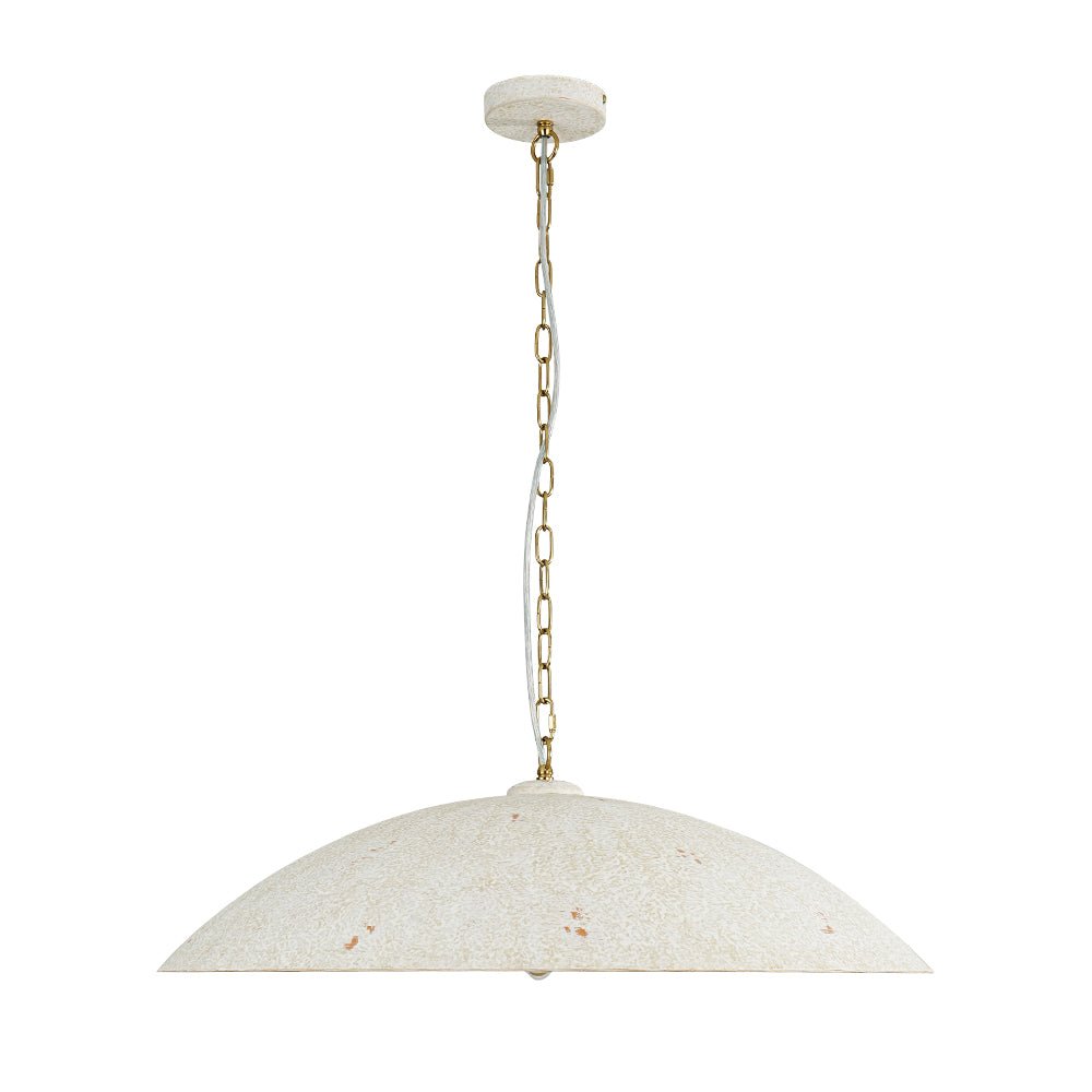 lightfixturesusa-openbox-vintage-oversized-flat-dome-metal-pendant-light-chandelier-whitegold-114085