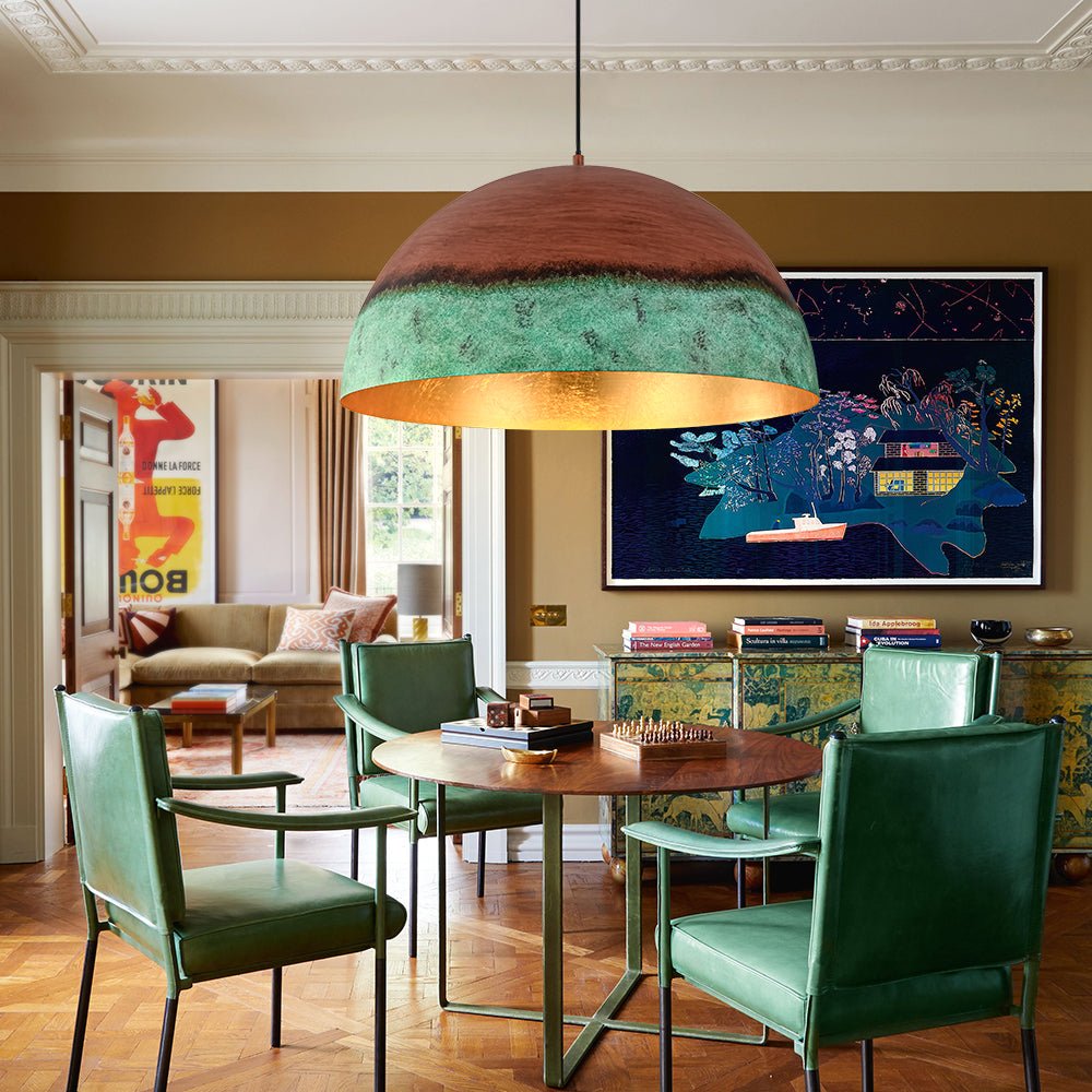 lightfixturesusa-oversized-industrial-copper-patina-metal-dome-pendant-light-pendant-light-23-in-826372 LightFixturesUSA - Oversized Industrial Copper Patina Metal Dome Pendant Light - Pendant Light - 23 in. -