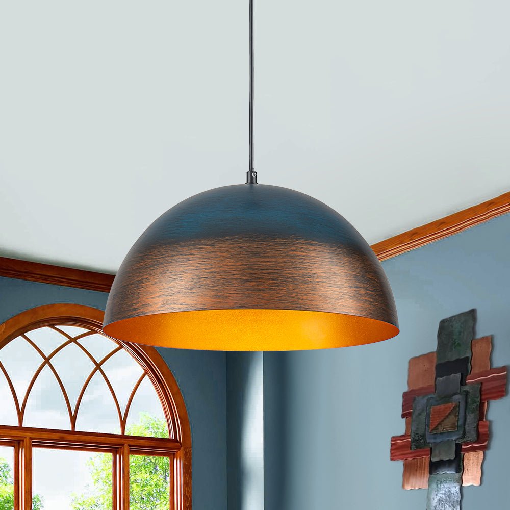 lightfixturesusa-oversized-industrial-oxidized-copper-patina-dome-pendant-pendant-light-15-in-4277640 LightFixturesUSA - Oversized Industrial Oxidized Copper Patina Dome Pendant - Pendant Light - 15 in. -