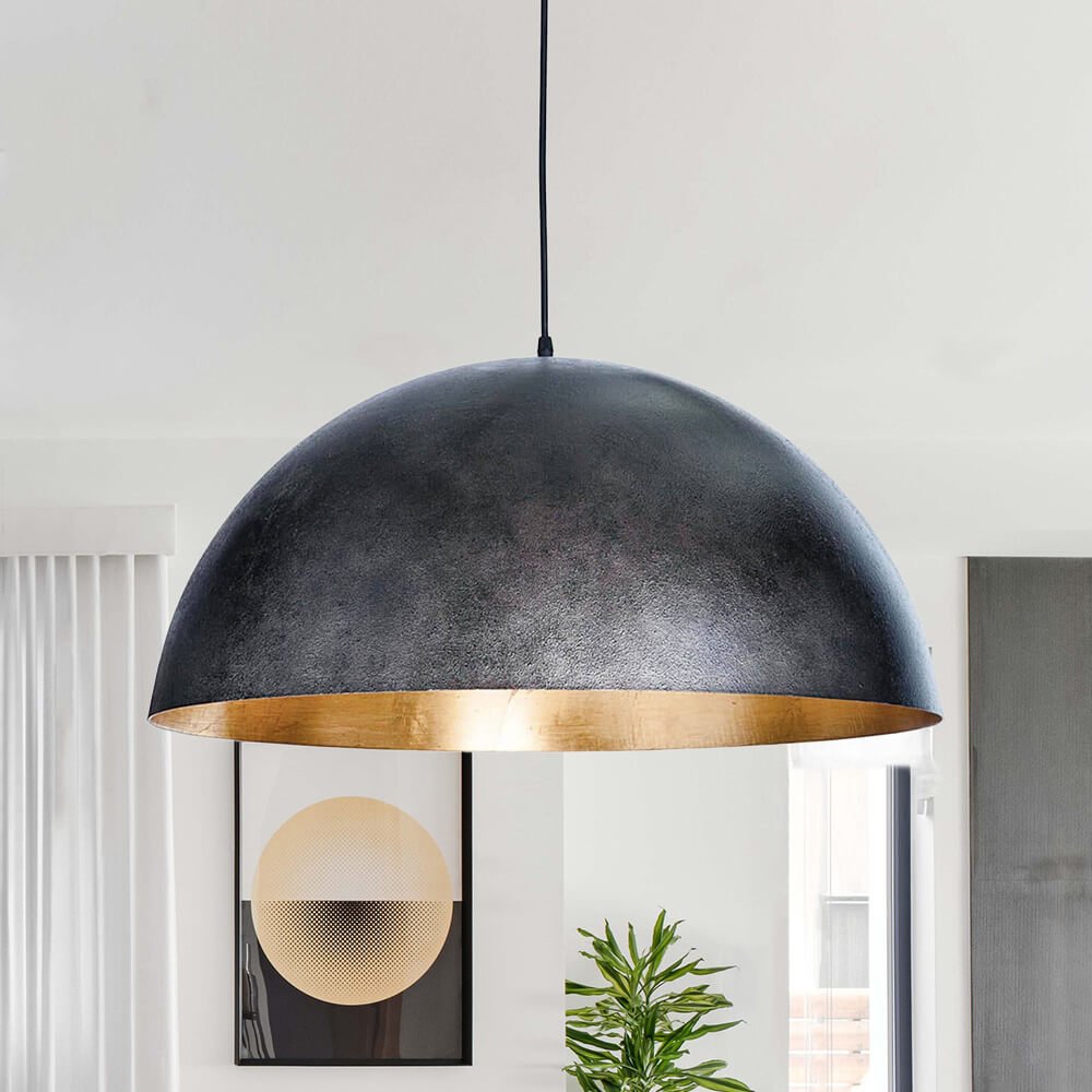 lightfixturesusa-oversized-metal-dome-pendant-light-chandelier-black-15-in-538751