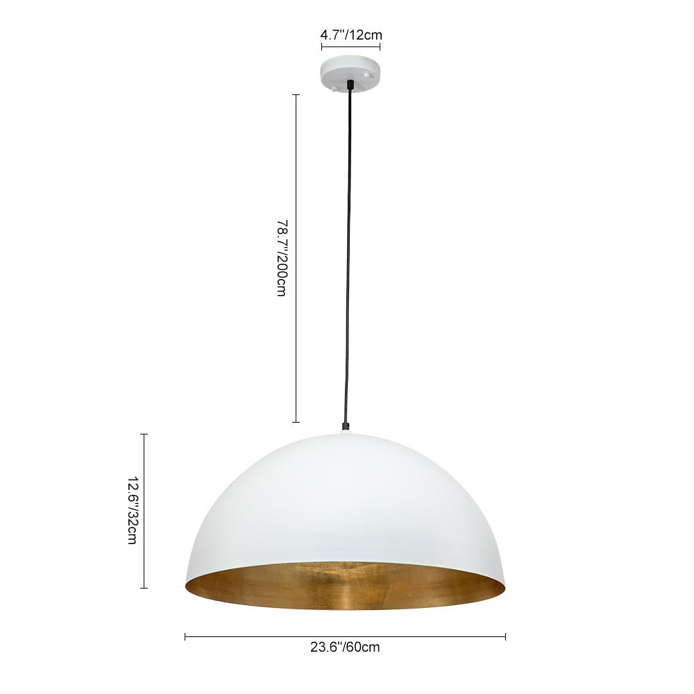 lightfixturesusa-oversized-metal-dome-pendant-light-chandelier-white-15-in-649196