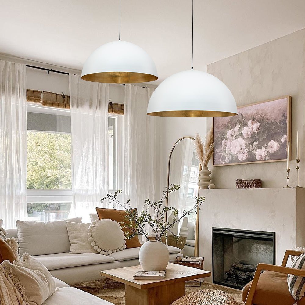 lightfixturesusa-oversized-metal-dome-pendant-light-chandelier-white-31-in-885333