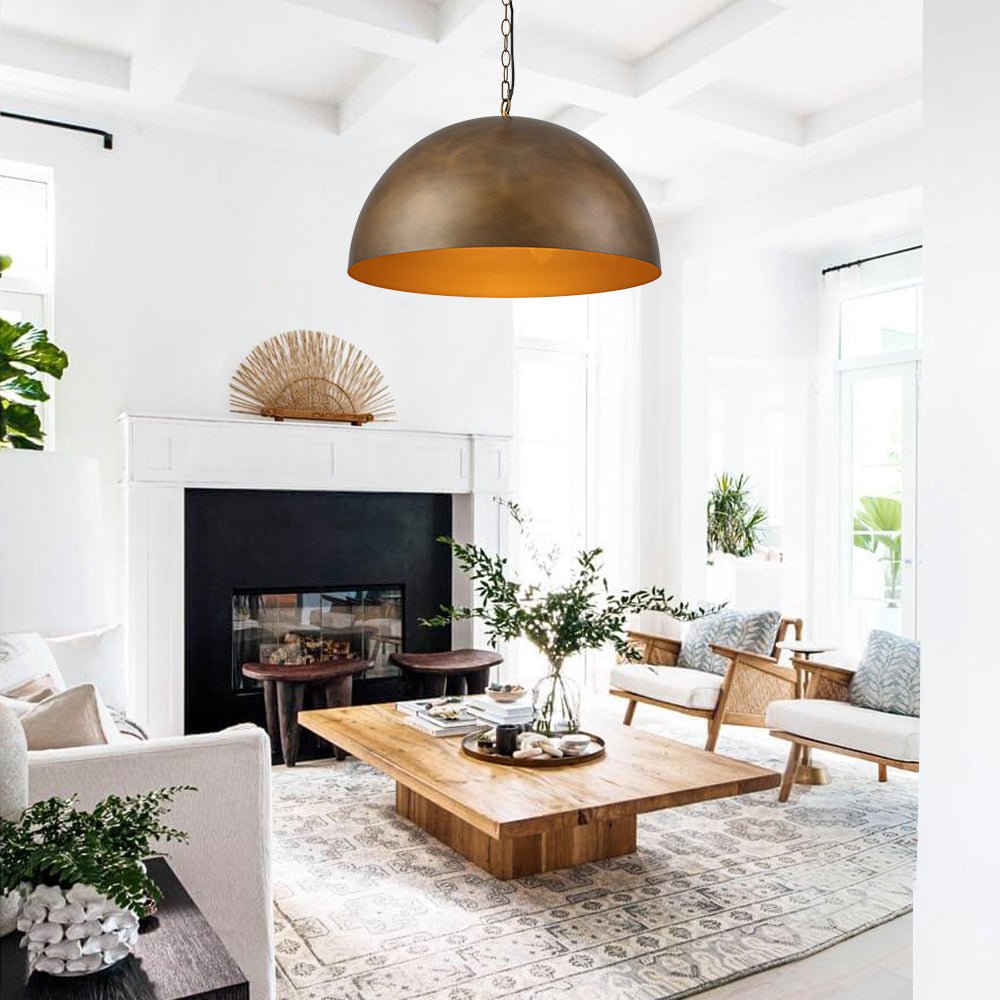 lightfixturesusa-oversized-vintage-bronze-metal-dome-pendant-light-chandelier-23-in-135262