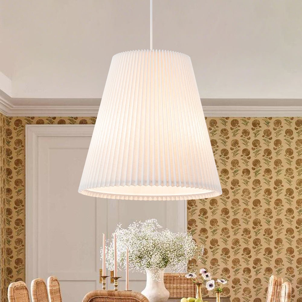 lightfixturesusa-pleated-white-linen-conical-drum-cage-pendant-light-ceiling-light-177-in-448706