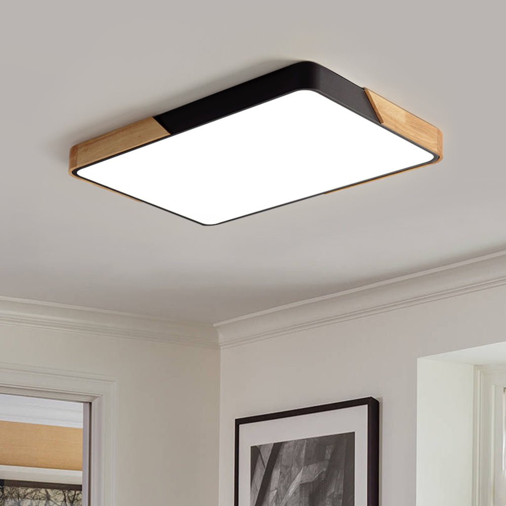 lightfixturesusa-rectangle-led-flush-mount-light-ceiling-light-black-pre-order-180779 LightFixturesUSA - Rectangle LED Flush Mount Light - Ceiling Light - Black (Pre - Order) -