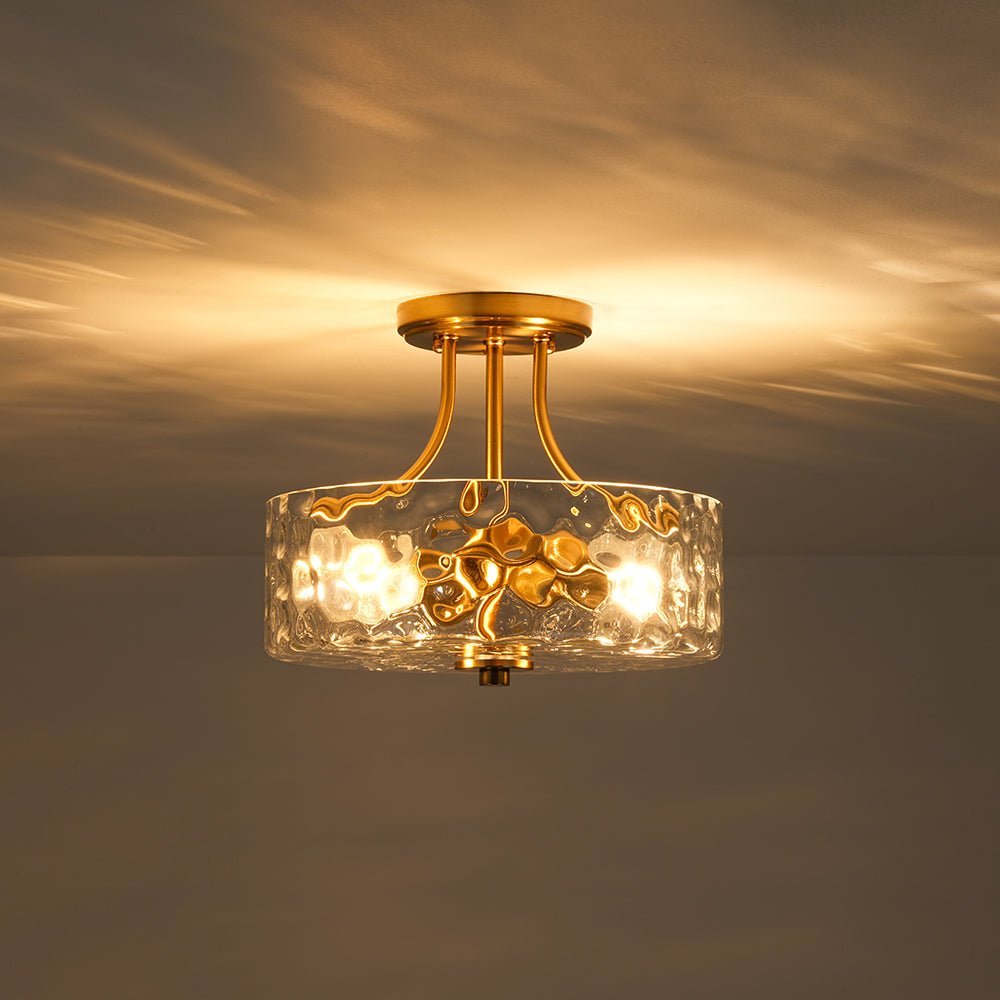 lightfixturesusa-round-drum-hammered-glass-semi-flush-mount-ceiling-light-oil-rubbed-bronze-exclusive-offer-203036