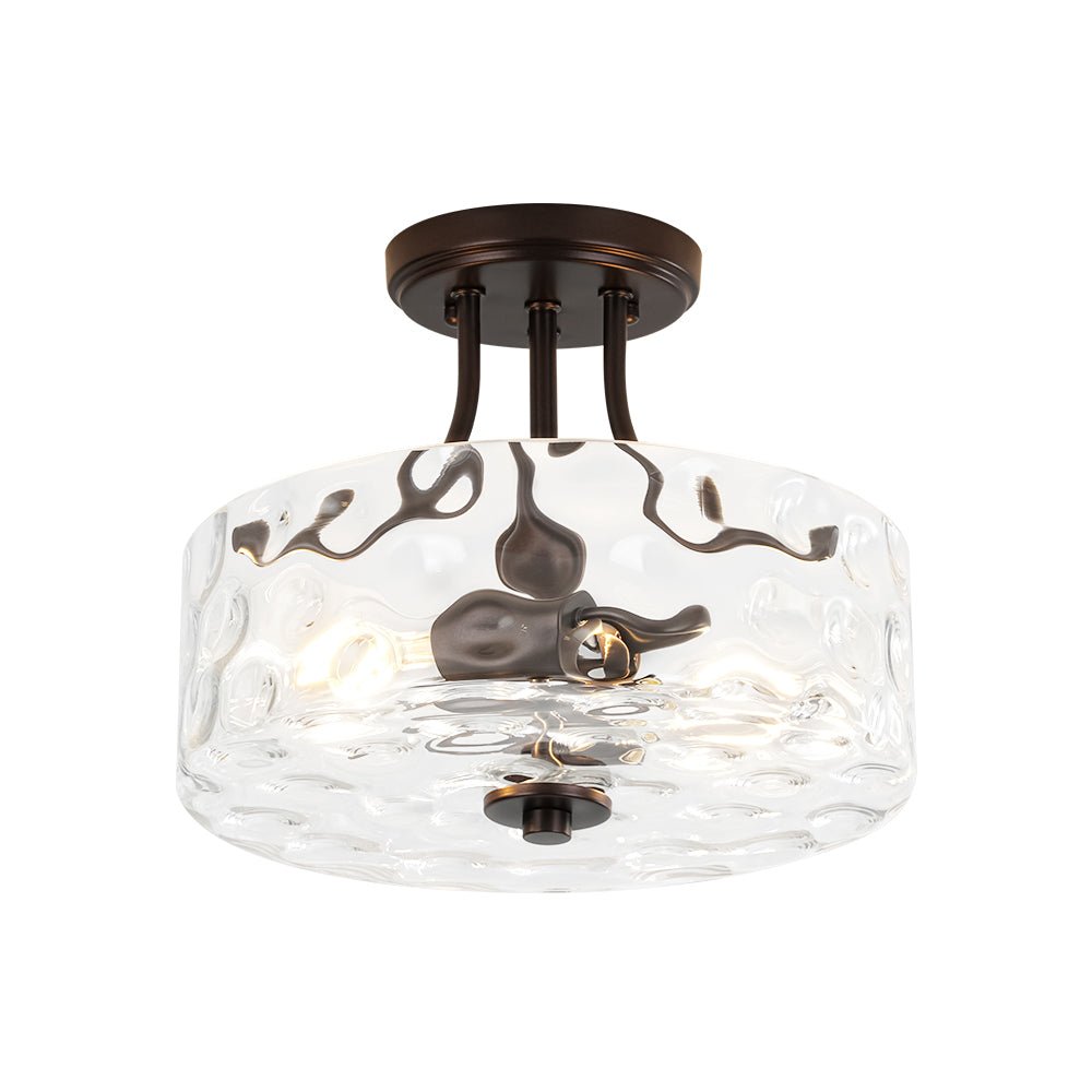 lightfixturesusa-round-drum-hammered-glass-semi-flush-mount-ceiling-light-oil-rubbed-bronze-exclusive-offer-631340