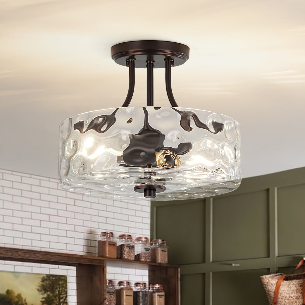 lightfixturesusa-round-drum-hammered-glass-semi-flush-mount-ceiling-light-oil-rubbed-bronze-exclusive-offer-7956396