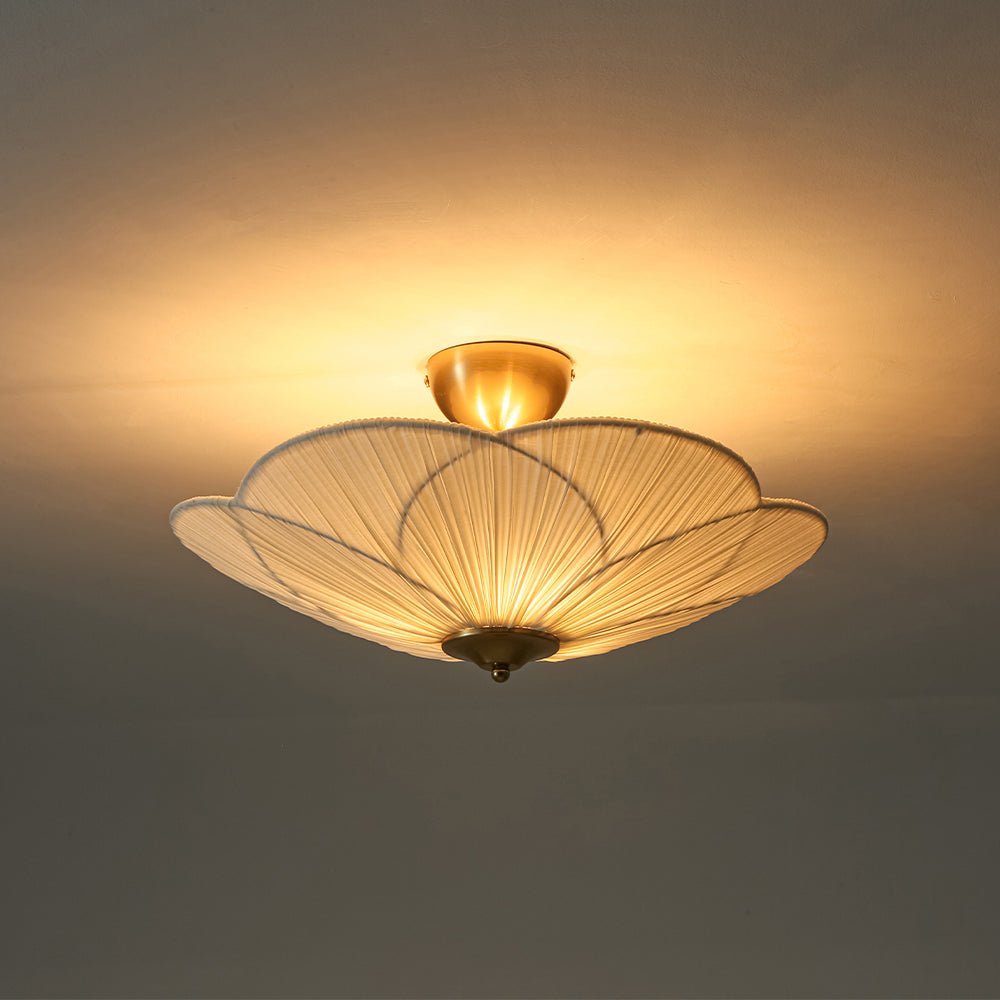 lightfixturesusa-round-pleated-flower-white-fabric-semi-flush-mount-ceiling-light-195-in-7146103