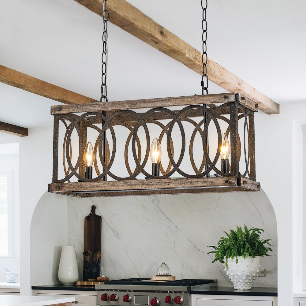 lightfixturesusa-rustic-aged-wooden-rectangle-box-kitchen-island-pendant-chandelier-rustic-548533 LightFixturesUSA - Rustic Aged Wooden Rectangle Box Kitchen Island Pendant - Chandelier - Rustic -