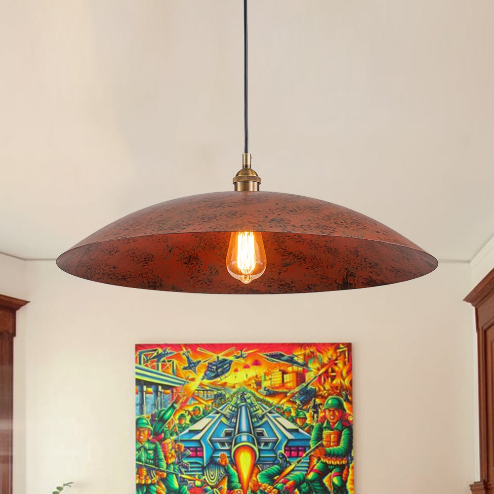 lightfixturesusa-rustic-brown-1-light-oversized-flat-dome-pendant-light-chandelier-236in-248455