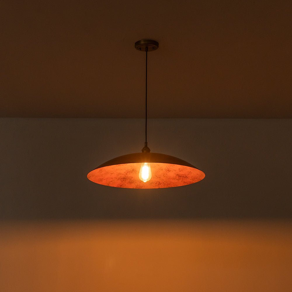 lightfixturesusa-rustic-brown-1-light-oversized-flat-dome-pendant-light-chandelier-236in-340542