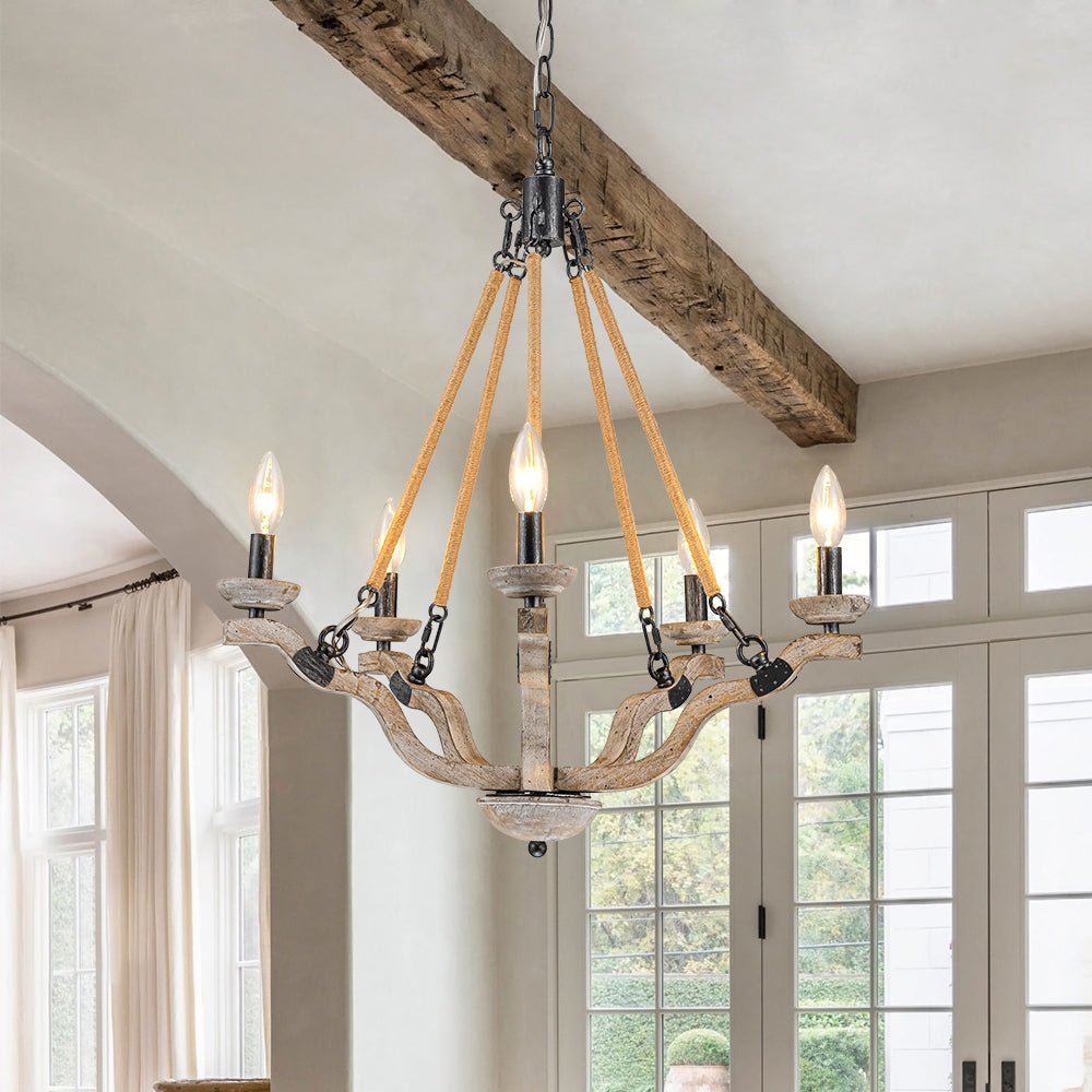 lightfixturesusa-rustic-hemp-rope-wooden-round-candle-chandelier-chandelier-distressed-639568 LightFixturesUSA - Rustic Hemp Rope Wooden Round Candle Chandelier - Chandelier - Distressed -