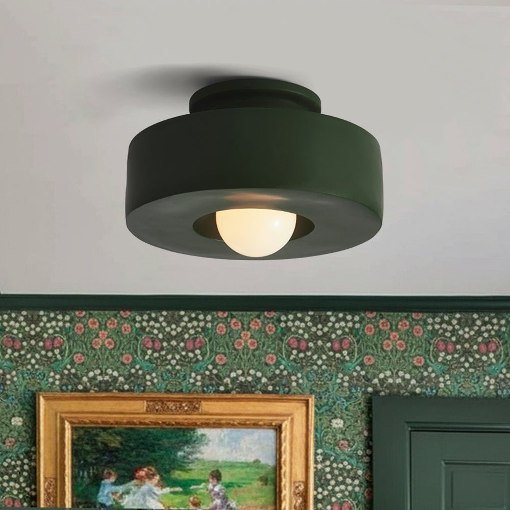 lightfixturesusa-scandinavian-minimalist-red-velvet-round-single-ceiling-light-ceiling-light-green-pre-order-6620439 LightFixturesUSA - Scandinavian Minimalist Red Velvet Round Single Ceiling Light - Ceiling Light - Green (Pre - Order) -