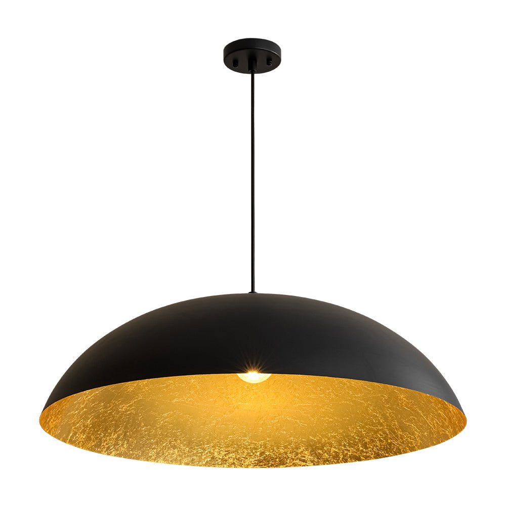 lightfixturesusa-scandinavian-retro-oversized-black-gold-flat-dome-metal-pendant-chandelier-blackgold-497610