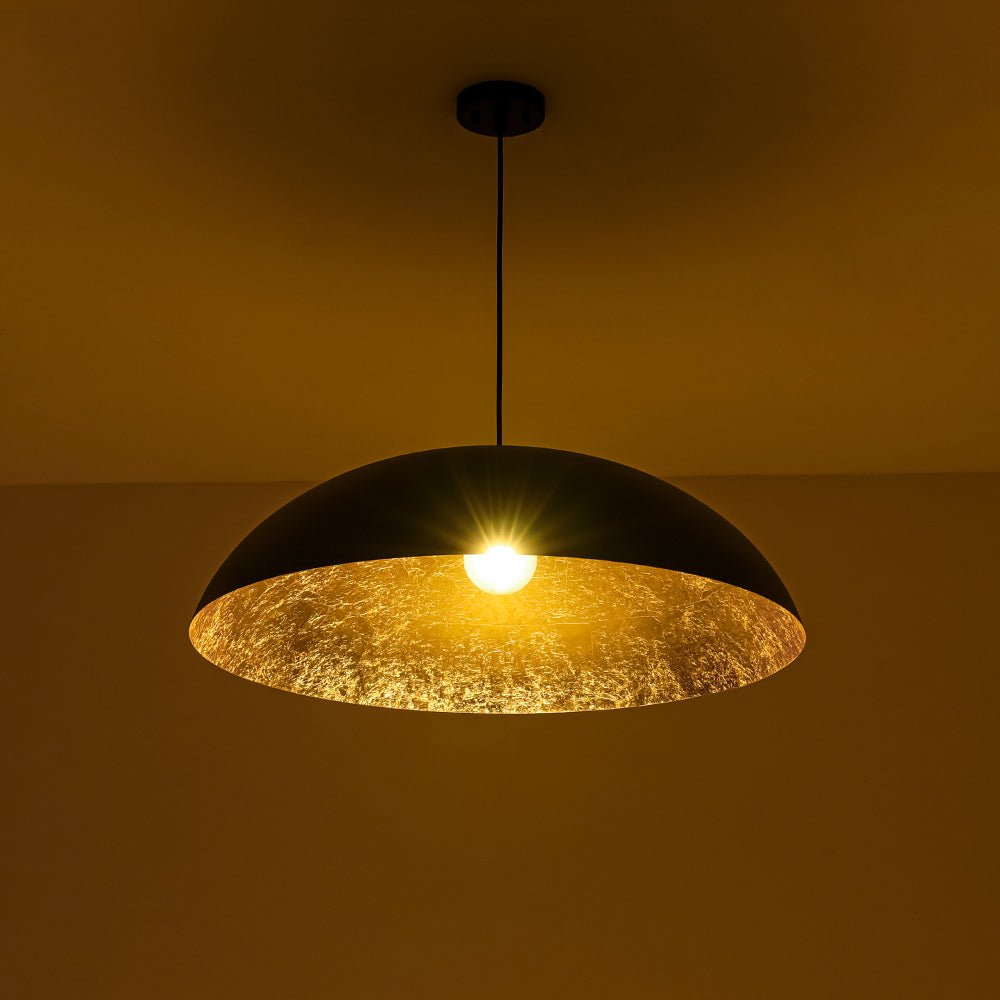 lightfixturesusa-scandinavian-retro-oversized-black-gold-flat-dome-metal-pendant-chandelier-blackgold-859065