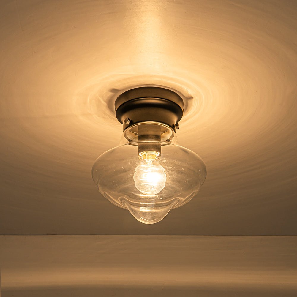 lightfixturesusa-schoolhouse-1-light-round-clear-glass-shade-semi-flush-mount-ceiling-light-black-6902343