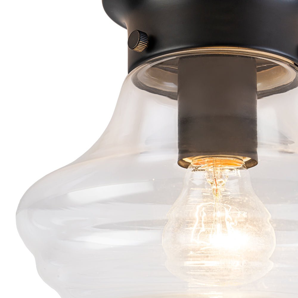 lightfixturesusa-schoolhouse-1-light-round-clear-glass-shade-semi-flush-mount-ceiling-light-black-8067247