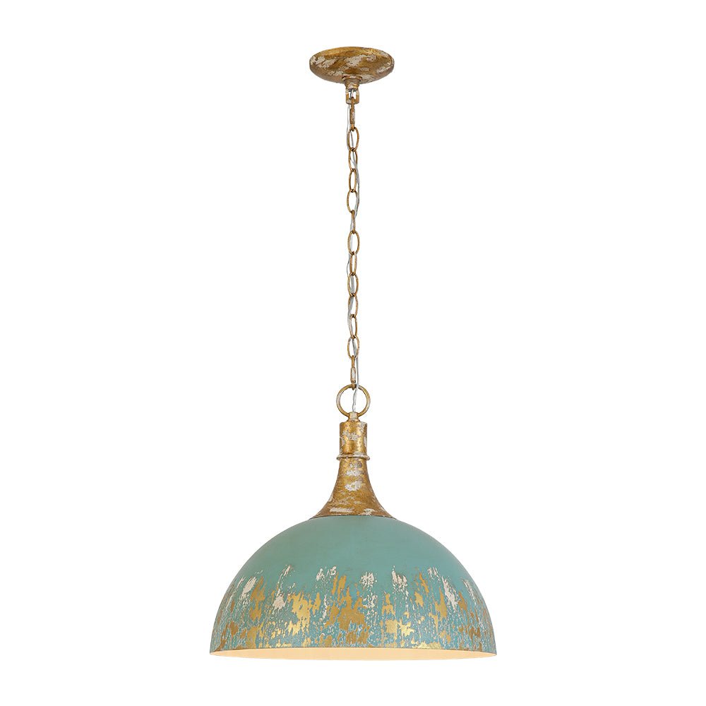 lightfixturesusa-shabby-chic-distressed-gilded-patina-teal-dome-pendant-light-pendant-light-157-in-3469752