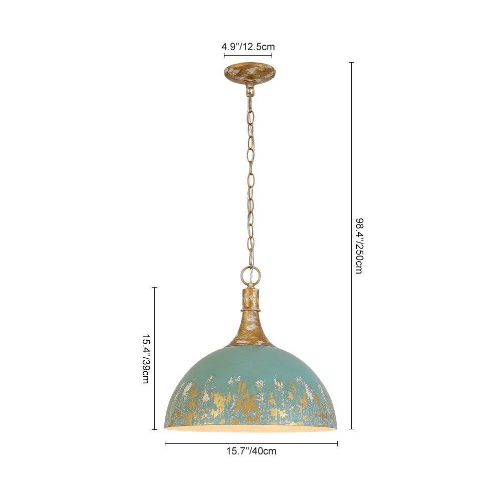 lightfixturesusa-shabby-chic-distressed-gilded-patina-teal-dome-pendant-light-pendant-light-157-in-4459764