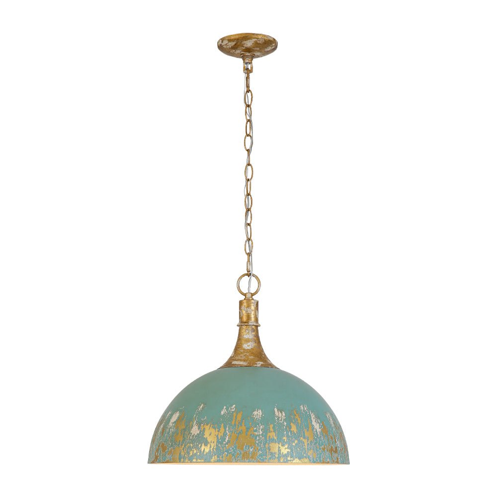 lightfixturesusa-shabby-chic-distressed-gilded-patina-teal-dome-pendant-light-pendant-light-157-in-9707445