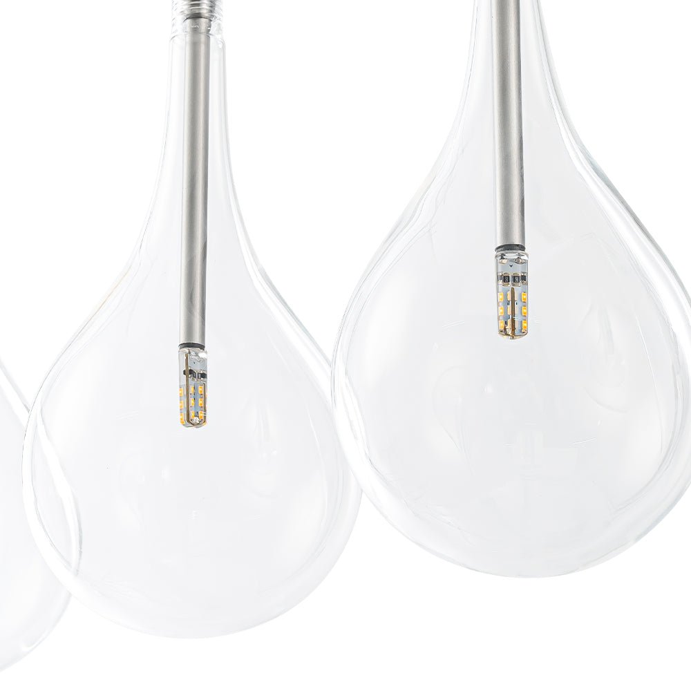 lightfixturesusa-silver-5-light-clear-glass-teardrop-linear-island-pendant-chandelier-silver-977247