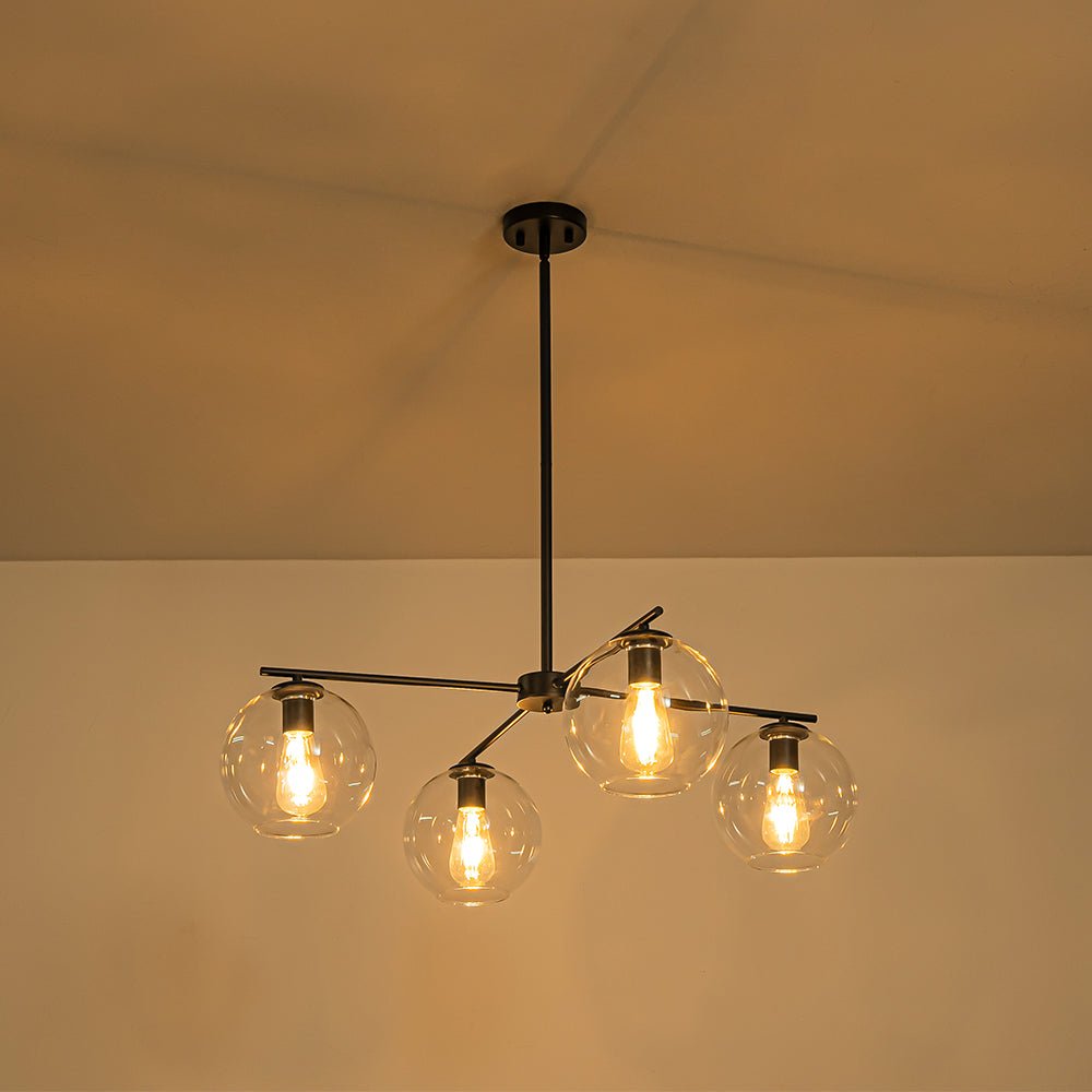 lightfixturesusa-simple-4-light-clear-glass-globe-round-sputnik-chandelier-chandelier-black-3423524
