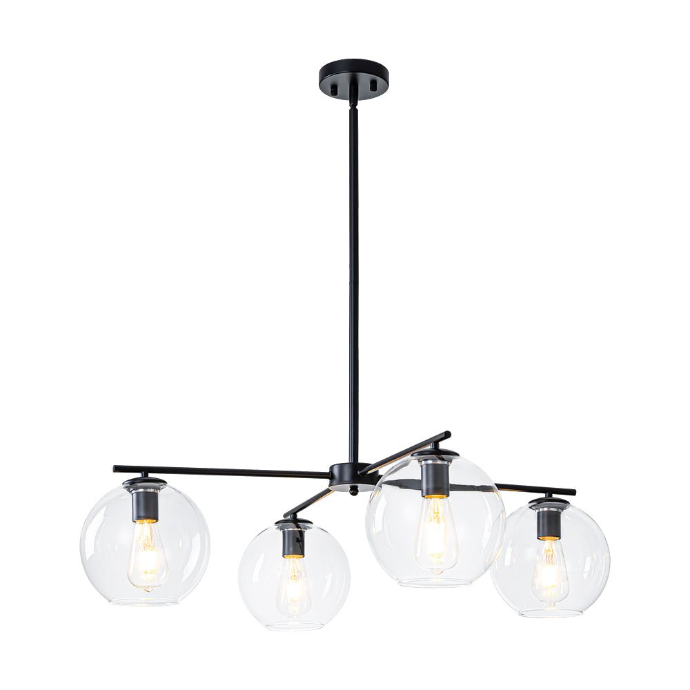 lightfixturesusa-simple-4-light-clear-glass-globe-round-sputnik-chandelier-chandelier-black-4334939