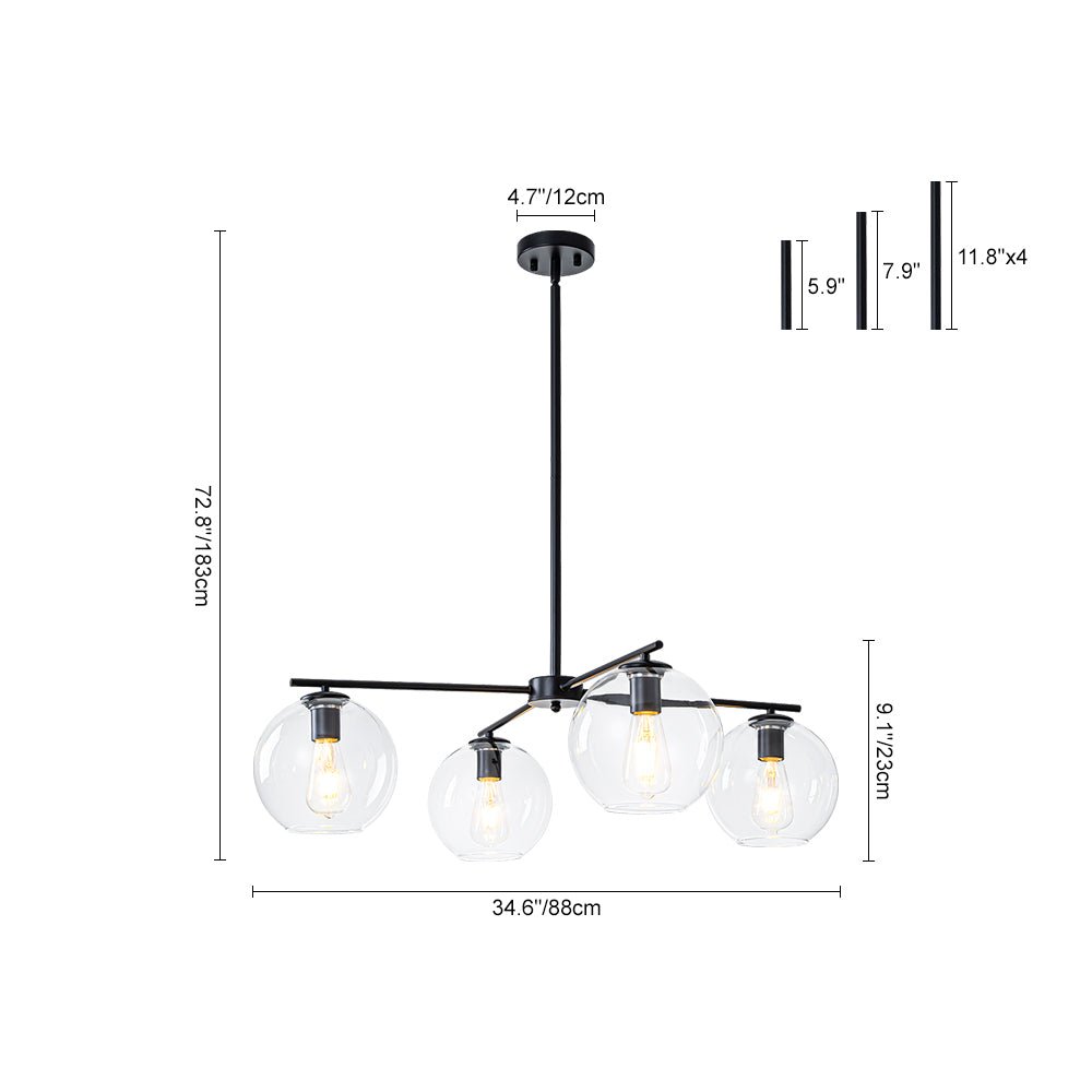 lightfixturesusa-simple-4-light-clear-glass-globe-round-sputnik-chandelier-chandelier-black-7234367