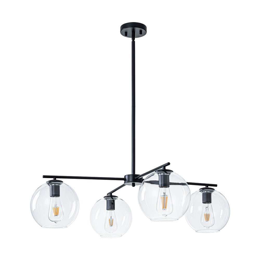 lightfixturesusa-simple-4-light-clear-glass-globe-round-sputnik-chandelier-chandelier-black-7319884