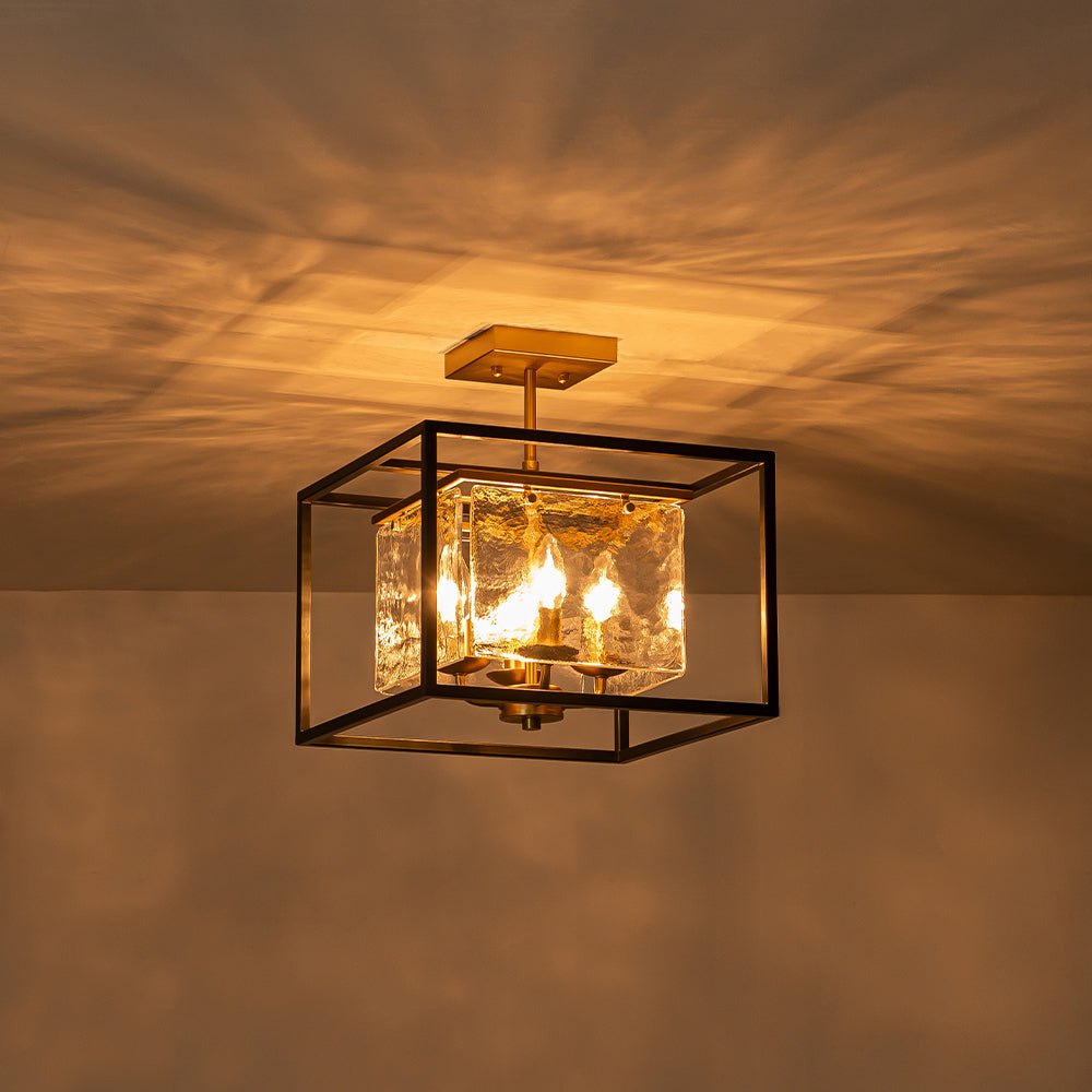 lightfixturesusa-textured-glass-candle-style-square-lantern-ceiling-light-ceiling-light-14-in-850070