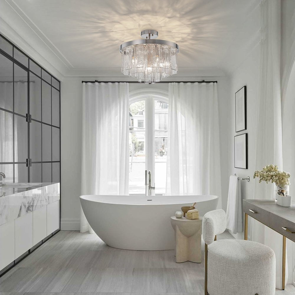 lightfixturesusa-tiered-hammered-water-glass-round-semi-flush-mount-ceiling-light-nickel-621822