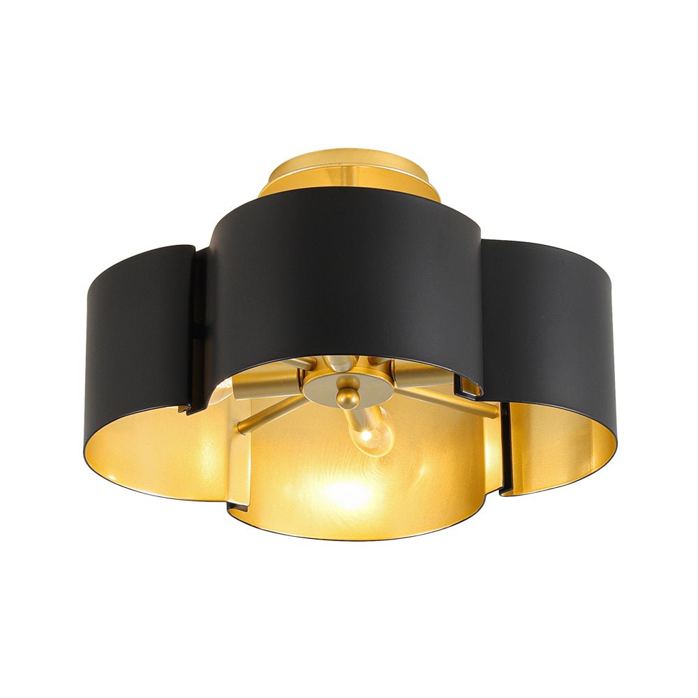 lightfixturesusa-vintage-4-light-iron-quatrefoil-shade-semi-flush-mount-ceiling-light-black-gold-6137483