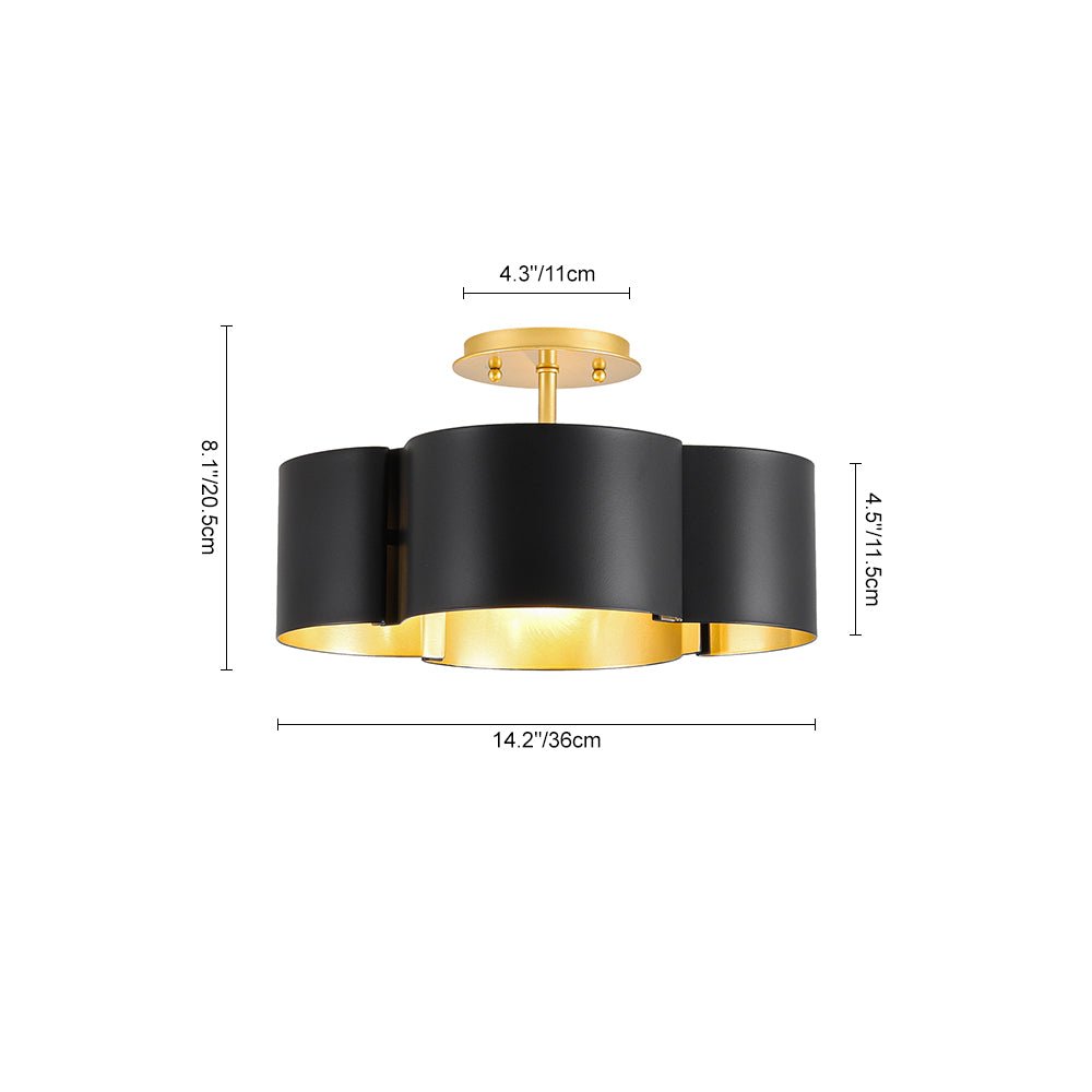 lightfixturesusa-vintage-4-light-iron-quatrefoil-shade-semi-flush-mount-ceiling-light-black-gold-6966490