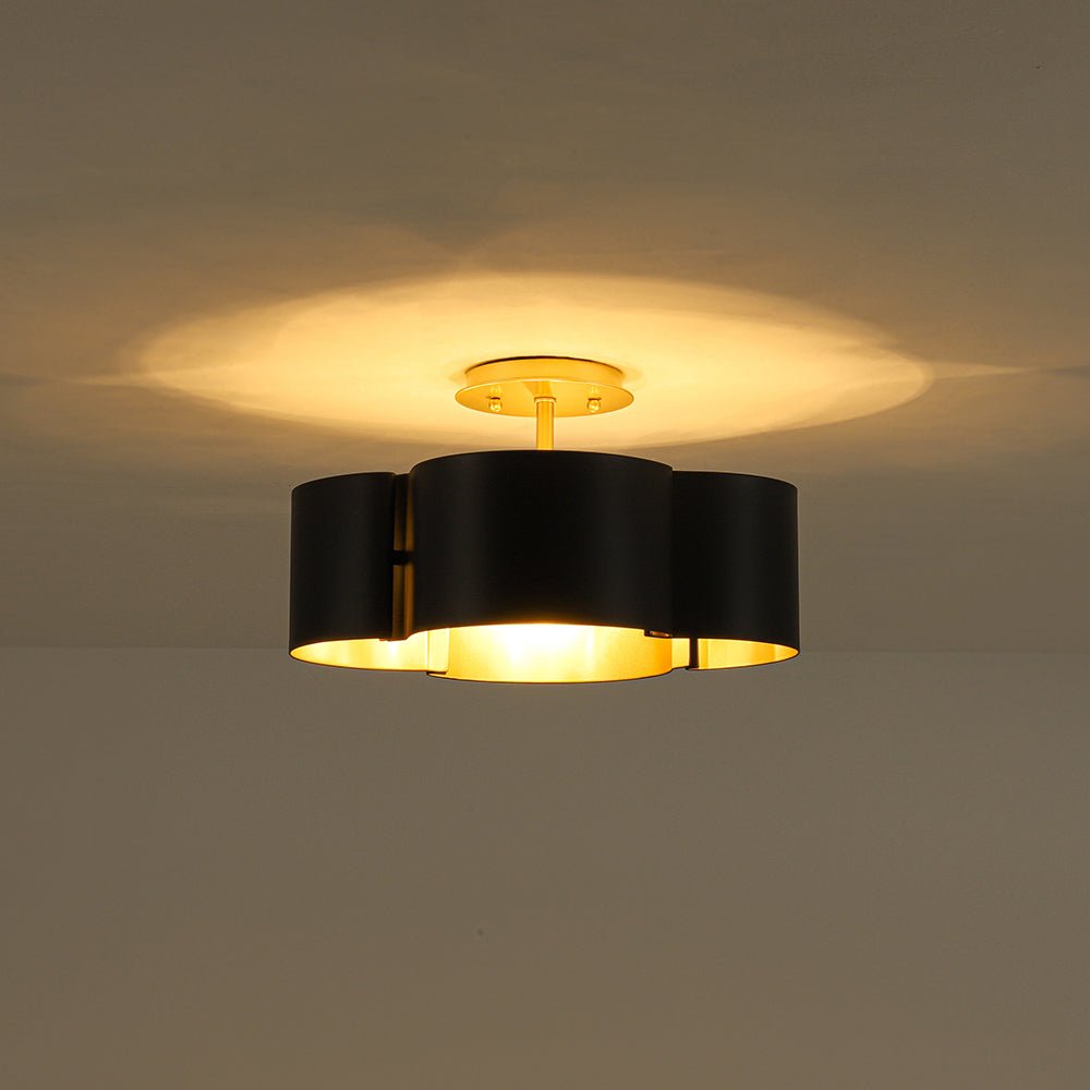 lightfixturesusa-vintage-4-light-iron-quatrefoil-shade-semi-flush-mount-ceiling-light-black-gold-8961318