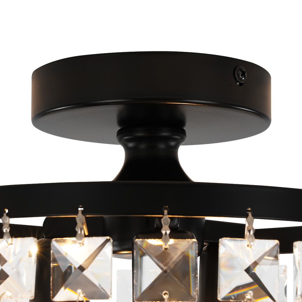 lightfixturesusa-vintage-black-draped-crystal-round-semi-flush-mount-ceiling-light-black-2938239