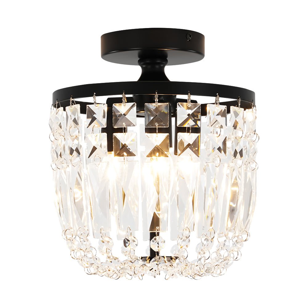 lightfixturesusa-vintage-black-draped-crystal-round-semi-flush-mount-ceiling-light-black-4750854