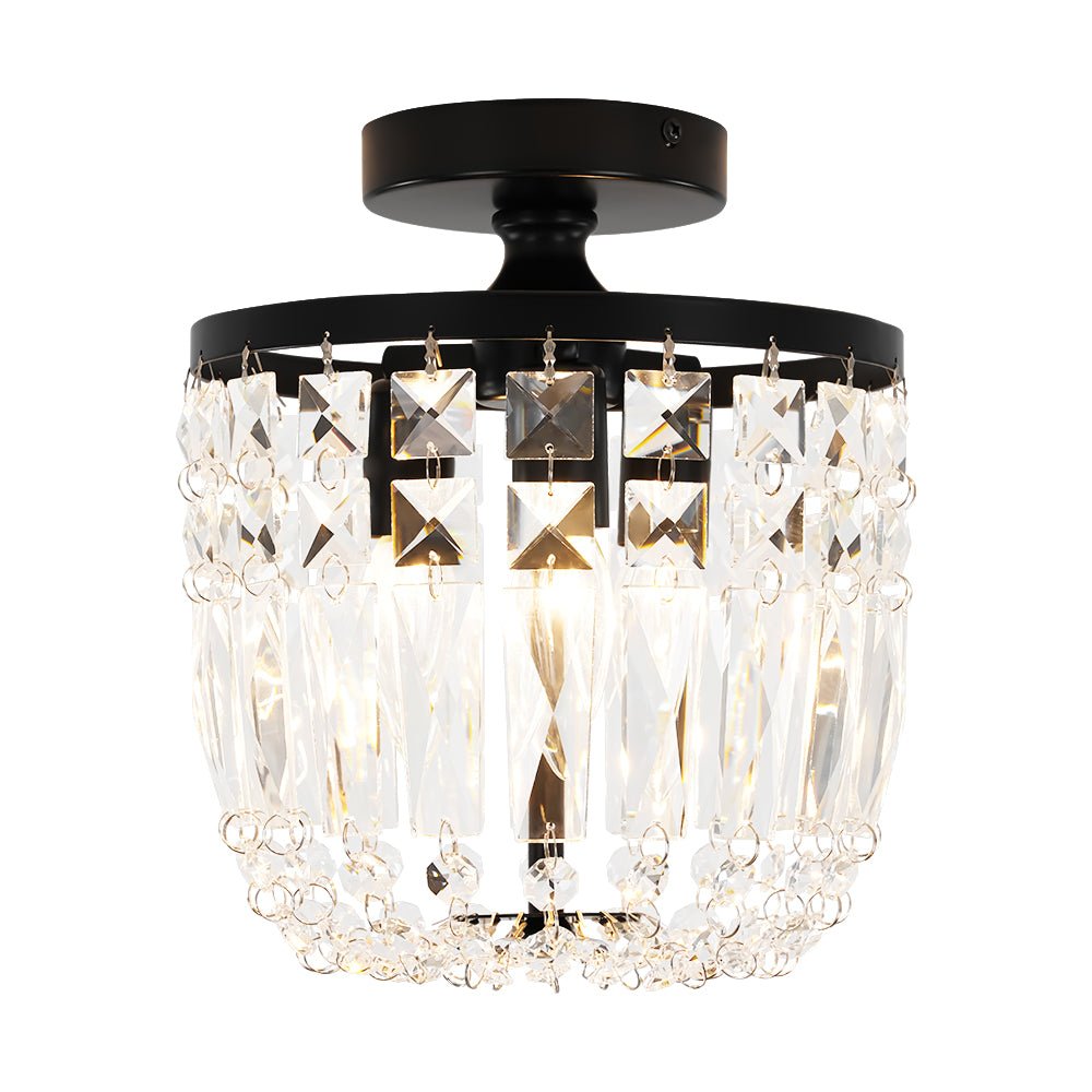 lightfixturesusa-vintage-black-draped-crystal-round-semi-flush-mount-ceiling-light-black-8450041