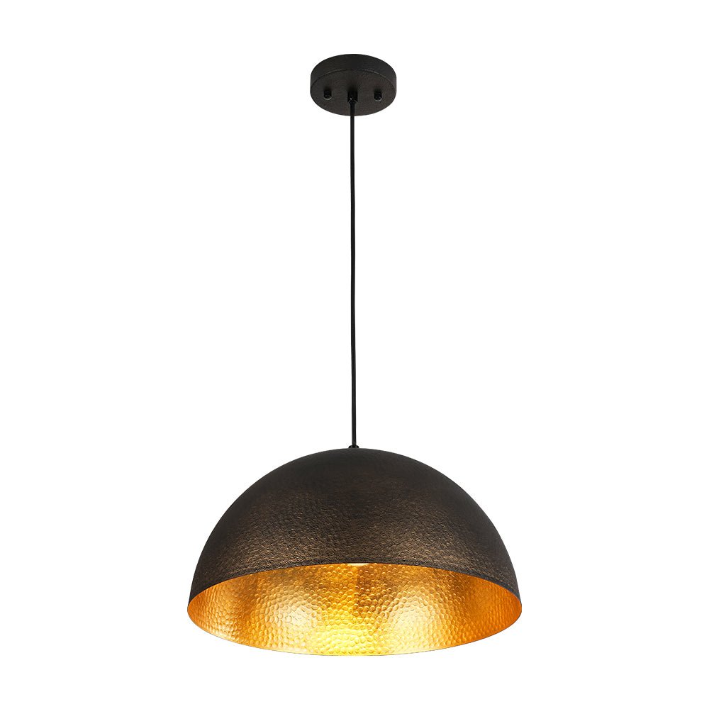lightfixturesusa-vintage-luxe-black-gold-hammered-dome-pendant-light-pendant-light-157-in-905361