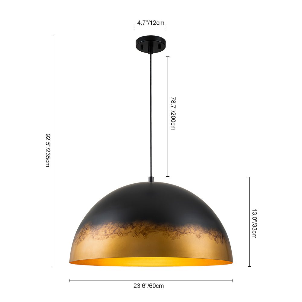 lightfixturesusa-vintage-luxe-gradient-black-gold-oversized-iron-dome-pendant-pendant-light-236-in-8964315
