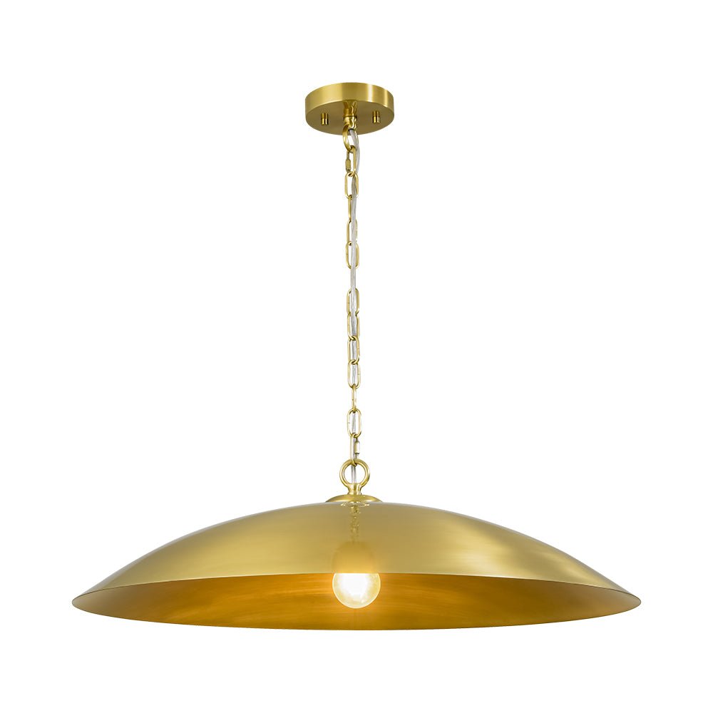 lightfixturesusa-vintage-oversized-flat-dome-metal-pendant-light-chandelier-brass-1-lt-5161783
