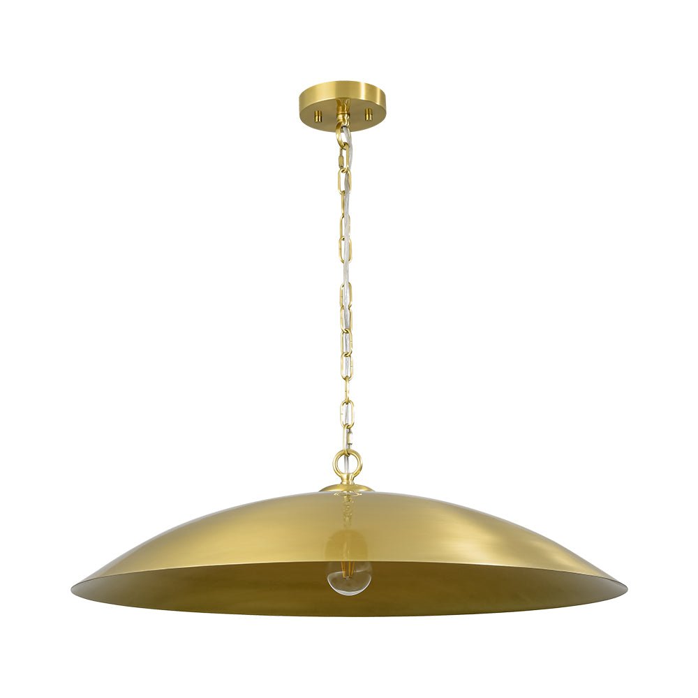 lightfixturesusa-vintage-oversized-flat-dome-metal-pendant-light-chandelier-brass-1-lt-5712940