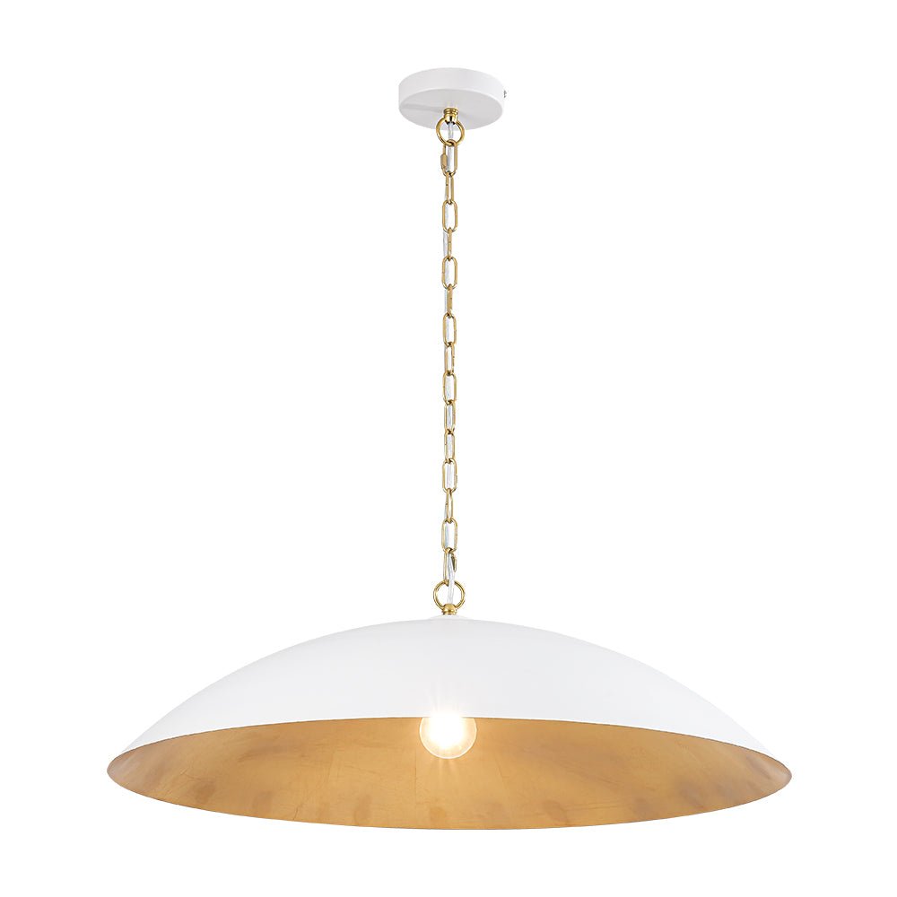 lightfixturesusa-vintage-oversized-flat-dome-metal-pendant-light-chandelier-matte-whitegold-pre-order-1-lt-887932